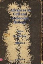 ADVANCES IN CELL AND MOLECULAR BIOLOGY  VOLUME 1（ PDF版）