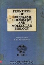 FRONTIERS OF BIOORGANIC CHEMISTRY AND MOLECULAR BIOLOGY（ PDF版）
