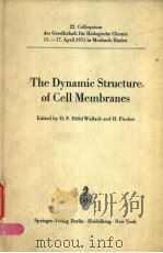 THE DYNAMIC STRUCTURE OF CELL MEMBRANES（1971 PDF版）