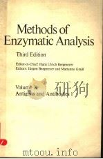 METHODS OF ENZYMATIC ANALYSIS THIRD EDITION VOLUME Ⅹ ANTIGENS AND ANTIBODIES 1     PDF电子版封面  3527260501   