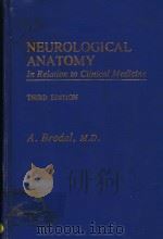 NEUROLOGICAL ANATOMY IN RELATION TO CLINICAL MEDICINE THIRD EDITION     PDF电子版封面  0195026942  A.BRODAL 