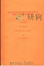 BIOTECHNOLOGY RESEARCH AND APPLICATIONS     PDF电子版封面  1851062707  J.GAVORY  D.F.GERSON  J.LUONGA 