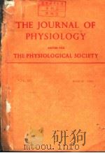 THE JOURNAL OF PHYSIOLOGY EDITED FOR THE PHYSIOLOGICAL SOCIETY     PDF电子版封面     