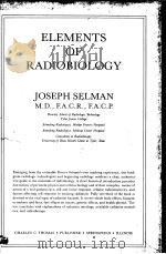 ELEMENTS OF RADIOBIOLOGY（ PDF版）