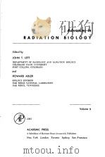 ADVANCES IN RADIATION BIOLOGY VOLUME 9（ PDF版）