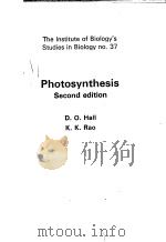 PHOTOSYNTHESIS  SECOND EDITION     PDF电子版封面  0713126205  D.O.HALL AND K.K.RAO 
