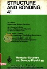 STRUCTURE AND BONDING 41     PDF电子版封面  3540099581   