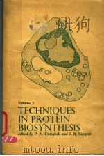 TECHNIQUES IN PROTEIN BIOSYNTHESIS（ PDF版）