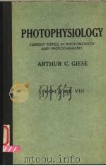 PHOTOPHYSIOLOGY CURRENT TOPICS IN PHOTOBIOLOGY AND PHOTOCHEMISTRY  VOLUME 8（ PDF版）