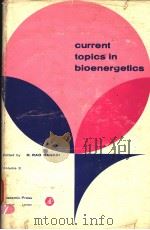 CURRENT TOPICS IN BIOENERGETICS  VOLUME 3（ PDF版）