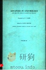 ADVANCES IN ENZYMOLOGY AND RELATED SUBJECTS OF BIOCHEMISTRY VOLUME 39     PDF电子版封面    F.F.NORD  ALTON MEISTER 