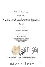 METHODS IN ENZYMOLOGY VOLUME XXIX NUCLEIC ACIDS AND PROTEIN SYNTHESIS PART E（ PDF版）