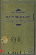 PLANT MEMBRANES ENDO-AND PLASMA MEMBRANES OF PLANT CELLS（ PDF版）