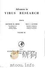 ADVANCES IN VIRUS RESEARCH VOLUMEⅢ（ PDF版）