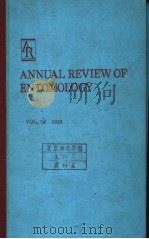 ANNUAL REVIEW OF ENTOMOLOGY  VOLUME 34     PDF电子版封面  082430134X  THOMAS E.MITTLER 