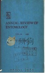 ANNUAL REVIEW OF ENTOMOLOGY  VOLUME 35     PDF电子版封面  0824301358  THOMAS E.MITTLER 