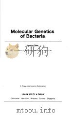 MOLECULAR GENETICS OF BACTERIA（1989年 PDF版）