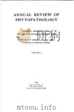 ANNUAL REVIEW OF PHYTOPATHOLOGY VOLUME 3     PDF电子版封面    JAMES G.HORSFALL  KENNETH F.BA 