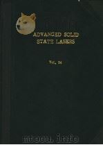 ADVANCED SOLID STATE LASERS VOLUME34     PDF电子版封面  1557526281   
