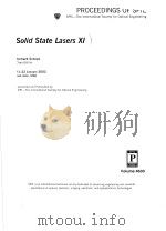 SOLID STATE LASERS Ⅺ  VOLUME 4630     PDF电子版封面  0819443697   