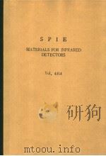 MATERIALS FOR INFRARED DETECTORS VOLUME 4454（ PDF版）