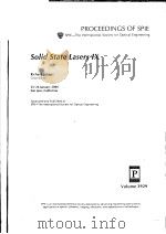SOLID STATE LASERS Ⅸ VOLUME 3929（ PDF版）