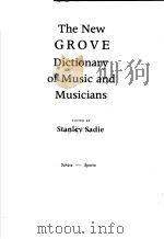 THE NEW GROVE DICTIONARY OF MUSIC AND MUSICIANS VOLUME 17     PDF电子版封面    STANLEY SADIE 