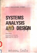 SYSTEMS ANALYSIS AND DESIGN SERIES EDITORS     PDF电子版封面  0712104968   