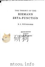THE THEORY OF THE RIEMANN ZETA-FUNCTION SECOND EDITION     PDF电子版封面  0198533691  E.C.TITCHMARSH  D.R.HEATH-BROW 