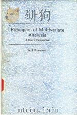 PRINCIPLES OF MULTIVARIATE ANALYSIS     PDF电子版封面  0198522118  W.J.KRZANOWSKI 