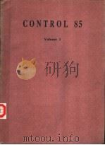 CONTROL 85 VOLUME 1     PDF电子版封面     