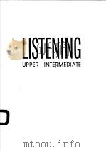 LISTENING UPPER-INTERMEDIATE     PDF电子版封面     