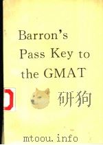 BARRON‘S PASS KEY TO THE GMAT     PDF电子版封面  0812013808  D.JAFFE  STEPHEN HILBERT 