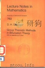 LECTURE NOTES IN MATHEMATICS 762 GROUP THEORETIC METHOODS IN BIFURCATION THEORY     PDF电子版封面  0387097155  A.DOLD  B.ECKMANN  D.H.SATTING 