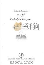METHODS IN ENZYMOLOGY  VOLUME XIX  PROTEOLYTIC ENZYMES     PDF电子版封面    GERTRUDE E.PERLMANN AND LASZLO 