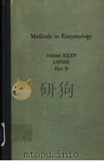 METHODS IN ENZYMOLOGY  VOLUME XXXV  LIPIDS PART B（ PDF版）