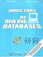 DIRECTORY OF ONLINNE DATABASES  VOL.13 NO.2   1992  PDF电子版封面  0810384299   