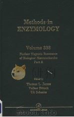 METHODS IN ENZYMOLOGY  VOLUME 338  NUCLEAR MAGNETIC RESONANCE OF BIOLOGICAL MACROMOLECULES PART A     PDF电子版封面  0121822397  THOMAS L.JAMES  VOLKER DOTSCH 