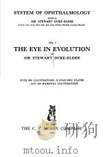 SYSTEM OF OPHTHALMOLOGY  VOL.1  THE EYE IN EVOLUTION（ PDF版）