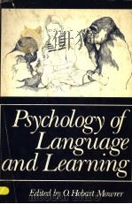 PSYCHOLOGY OF LANGUAGE AND LEARNING（1980 PDF版）