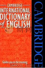 CAMBRIDGE INTERNATIONAL DICTIONARY OF ENGLISH     PDF电子版封面  0521482364  P.PROCTER ED 