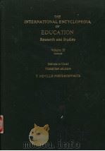 THE INTERNATIONAL ENCYCLOPEDIA OF EDUCATION  RESEARCH AND STUDIES  VOLUME 10  INDEXES（1985 PDF版）
