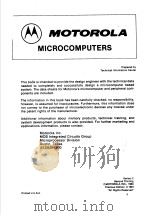 MOTOROLA MICROCOMPUTERS     PDF电子版封面     