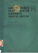 CONFERENCE RECORD OF THE NINTH ANNUAL ACM SYMPOSIUM ON THEORY OF COMPUTING 1977（ PDF版）