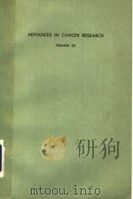 ADVANCES IN CANCER RESEARCH  VOLUME 23     PDF电子版封面  0120066238  GEORGE KLEIN  SINEY WEINHOUSE 
