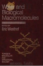 WATER AND BIOLOGICAL MACROMOLECULES（ PDF版）