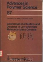 CONFORMATIONAL MOTION AND DISORDER IN LOW AND HIGH MOLECULAR MASS CRYSTALS（ PDF版）