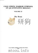 COLD SPRING HARBOR SYMPOSIA ON QUANTITATIVE BIOLOGY VOLUME LV THE BRAIN（ PDF版）