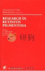 RESEARCH IN RETINITIS PIGMENTOSA     PDF电子版封面    E·ZRENNER 