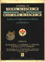 JOURNAL OF BIOLUMINESCENCE AND CHEMILUMINESENCE  BIOLUMINESCENCE AND CHEMILUMIESCENCE：STUDIES AND AP（ PDF版）